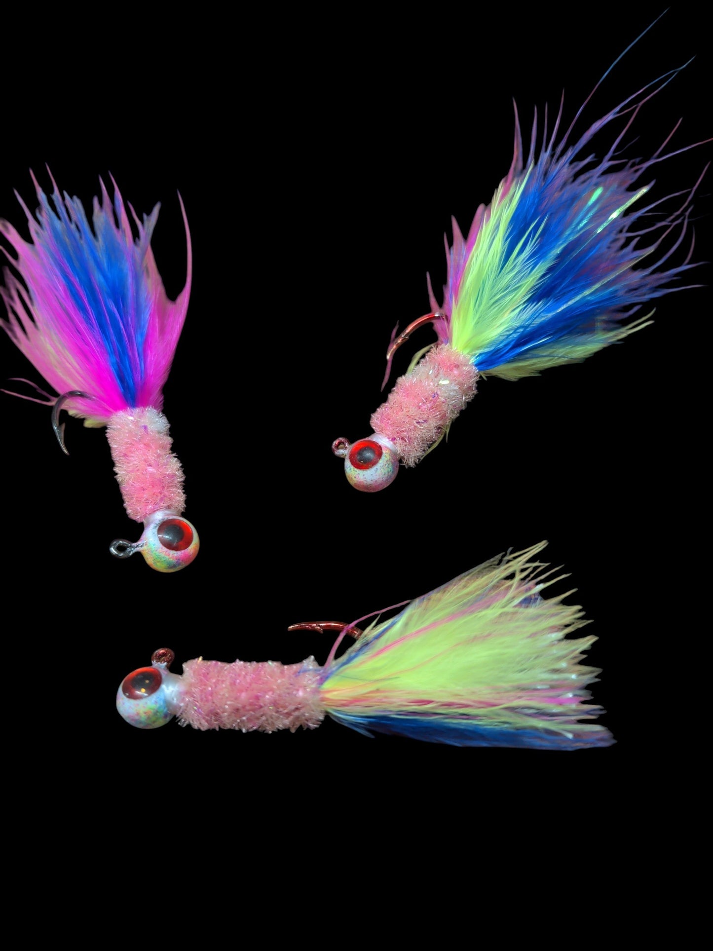 3 piece Wonder Bread Marabou hand tie pack