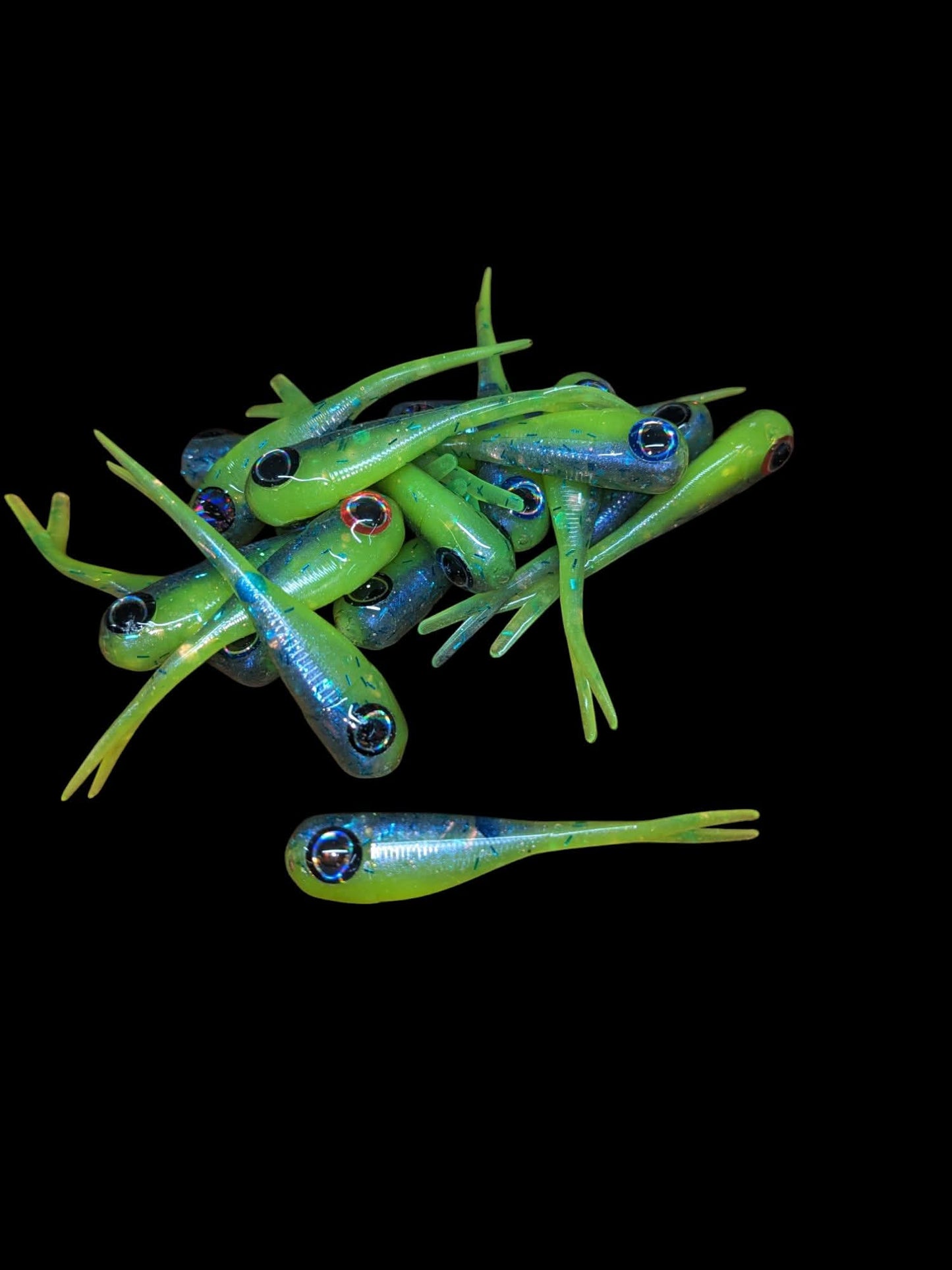 NEW! Split Tail Shad "Optic Minnow" 1.5" and 2" options