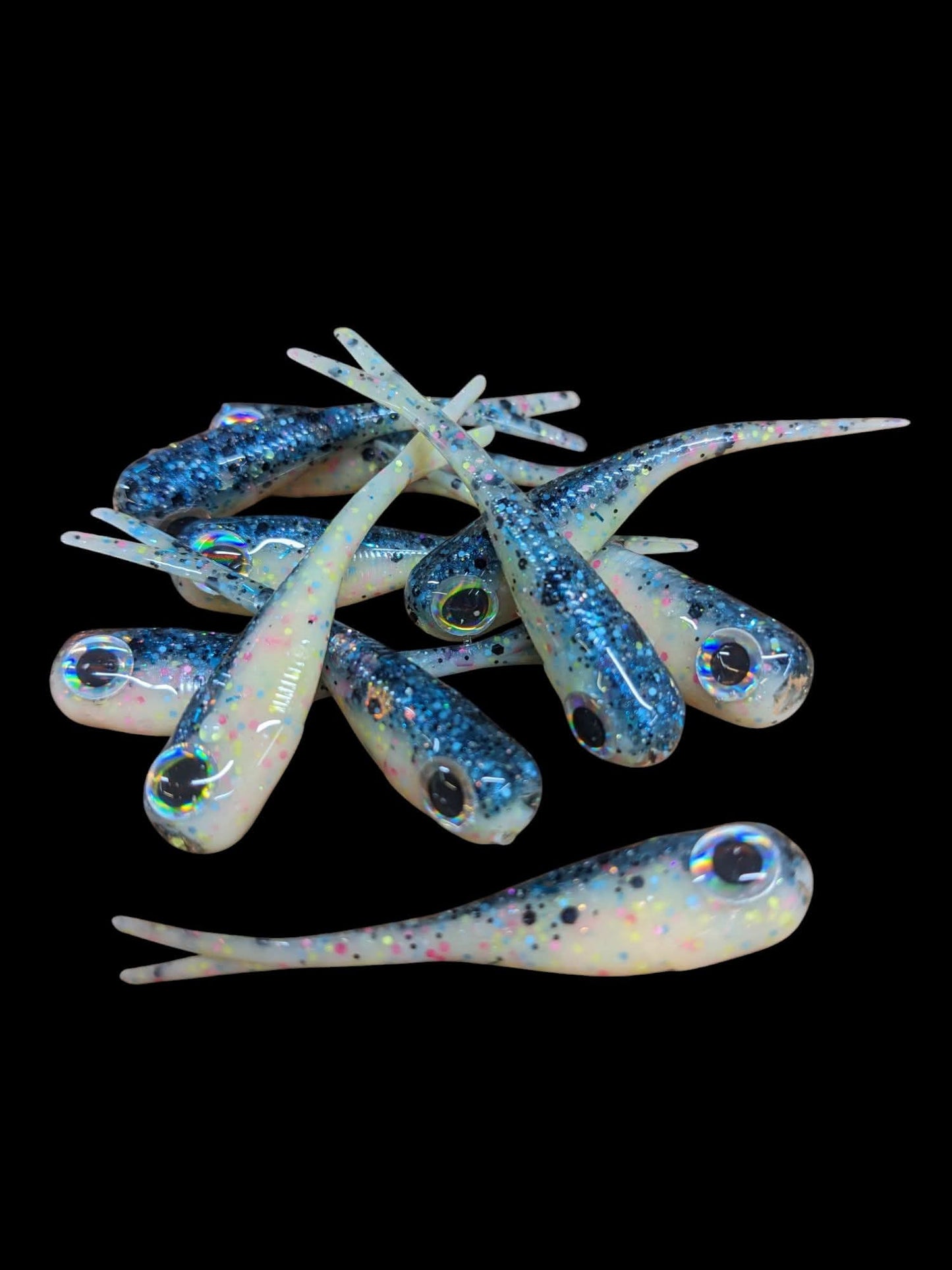 NEW! Split Tail Shad "Optic Minnow" 1.5" and 2" options