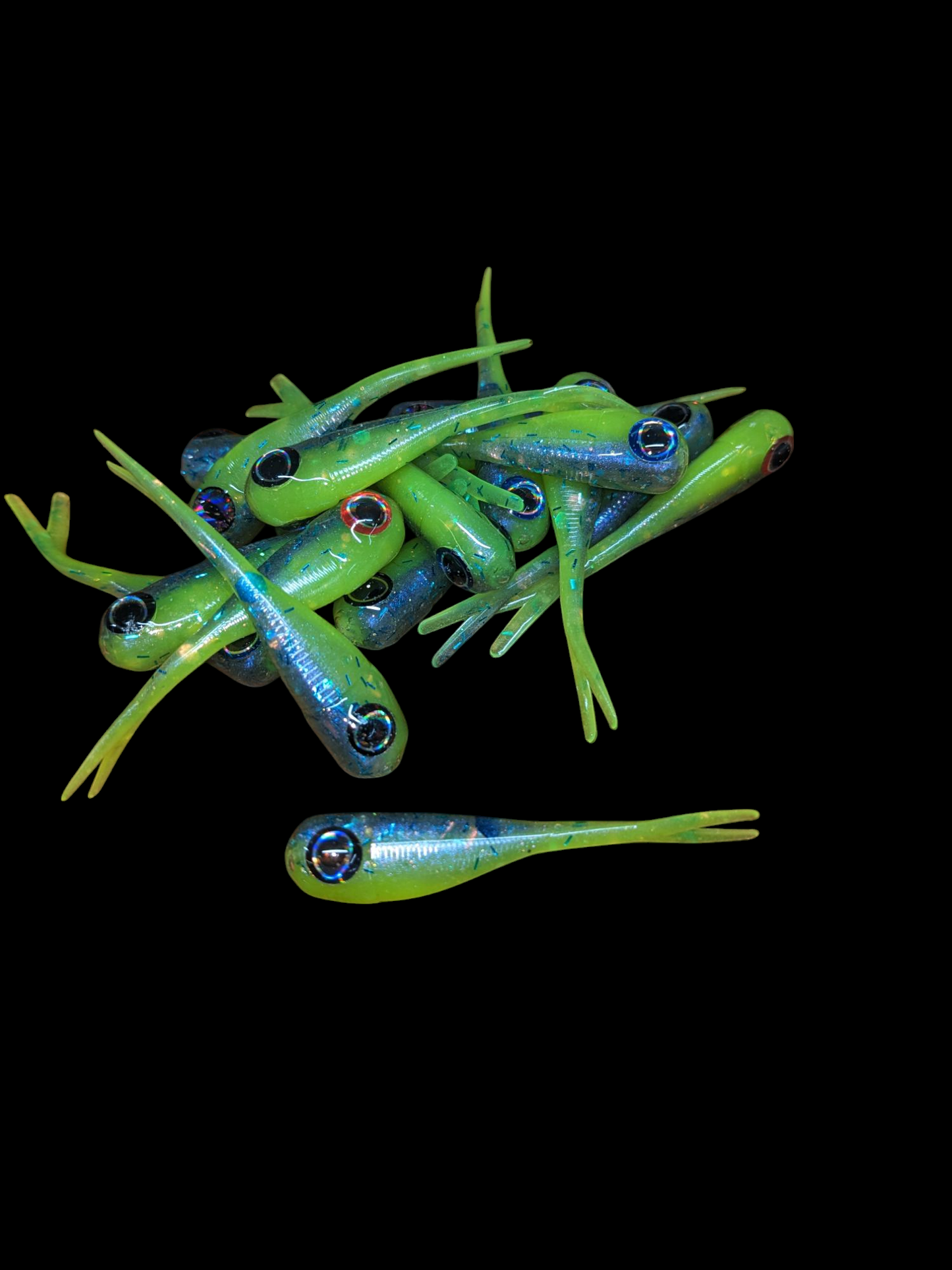 NEW! Split Tail Shad "Optic Minnow" 1.5" and 2" options