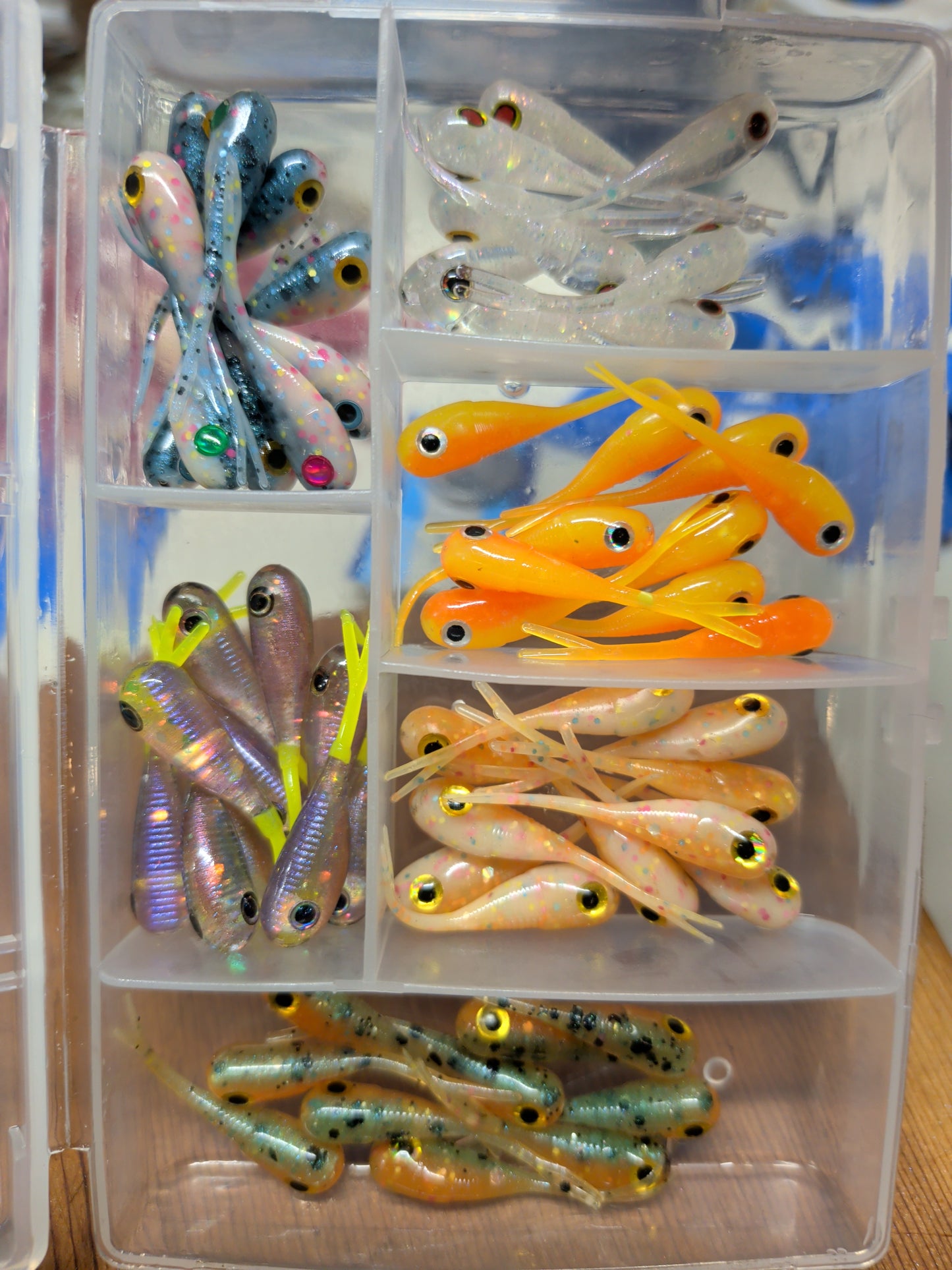 1.25" FC Split Tail Shad Optic Minnow Kit