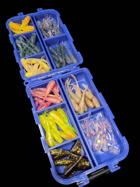 1.25" FC Split Tail Shad Pocket Pack