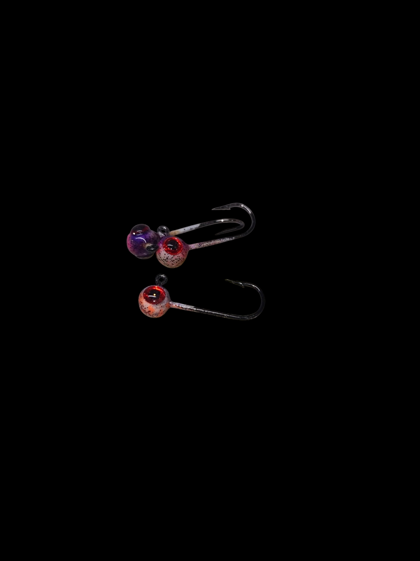1/32oz Glow Lead Head Jigs 3 pack
