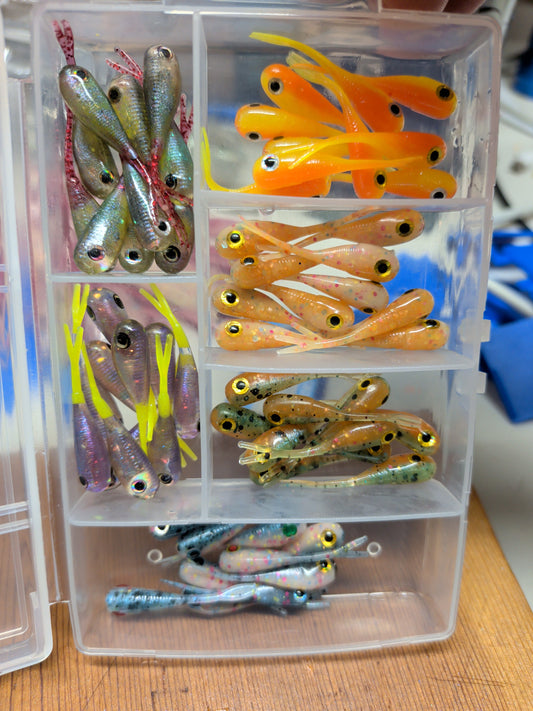 1.25" FC Split Tail Shad Optic Minnow Kit