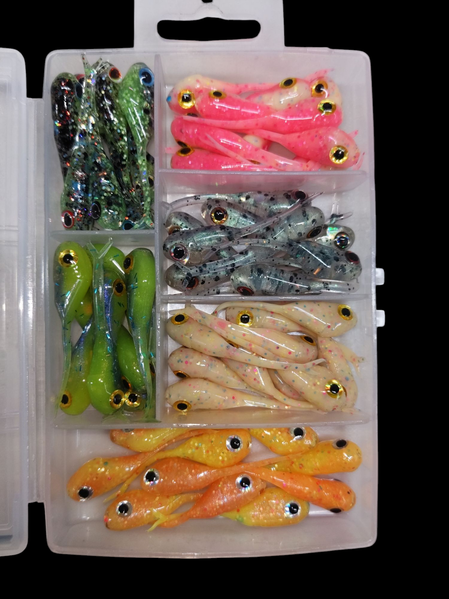 1.5" FC Split Tail Shad Optic Minnow kit.