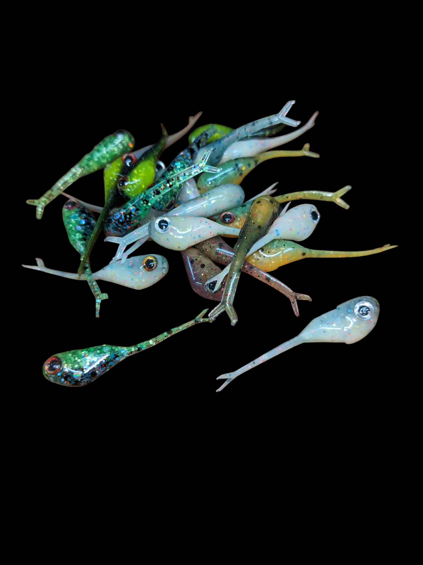 NEW! Split Tail Shad "Optic Minnow" 1.5" and 2" options