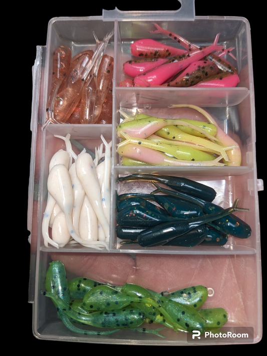 1.5" Split Tail Shad Kit (options available)