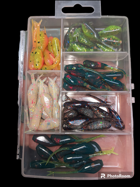 1.5" Split Tail Shad Kit (options available)