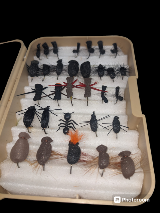 Panfish terrestrial dry fly kit