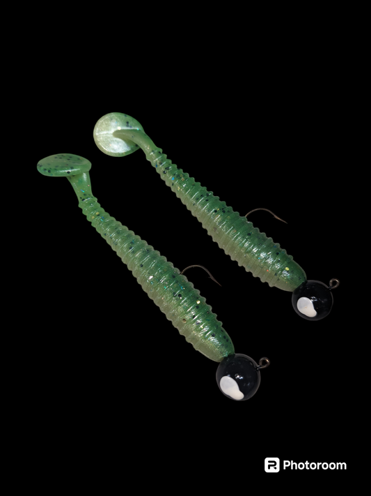 1/2oz gumball jig, 4" FC Swimmer pack