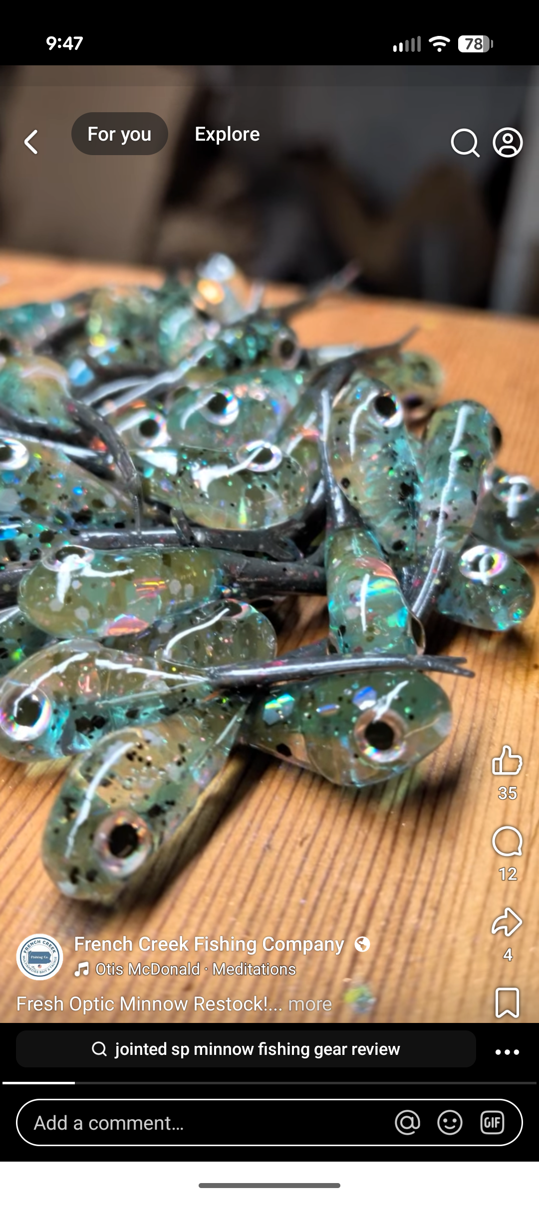 1.5-2" FC Optic Minnows