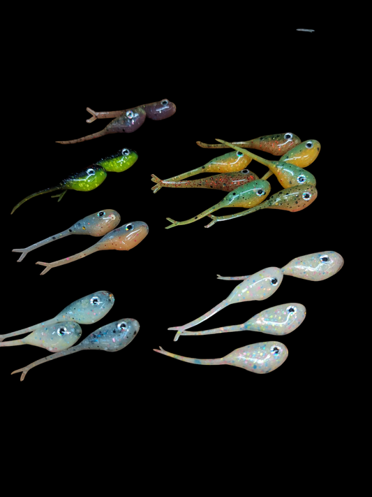 NEW! Split Tail Shad "Optic Minnow" 1.5" and 2" options