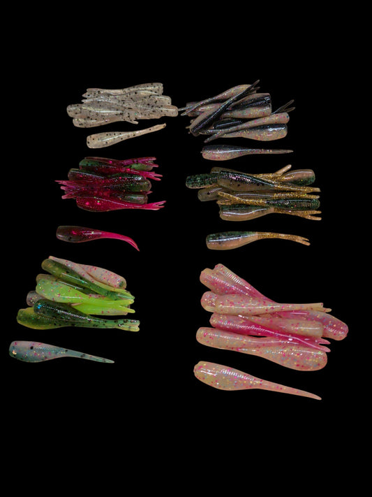 Custom 2" FC Split Tail Shad kits