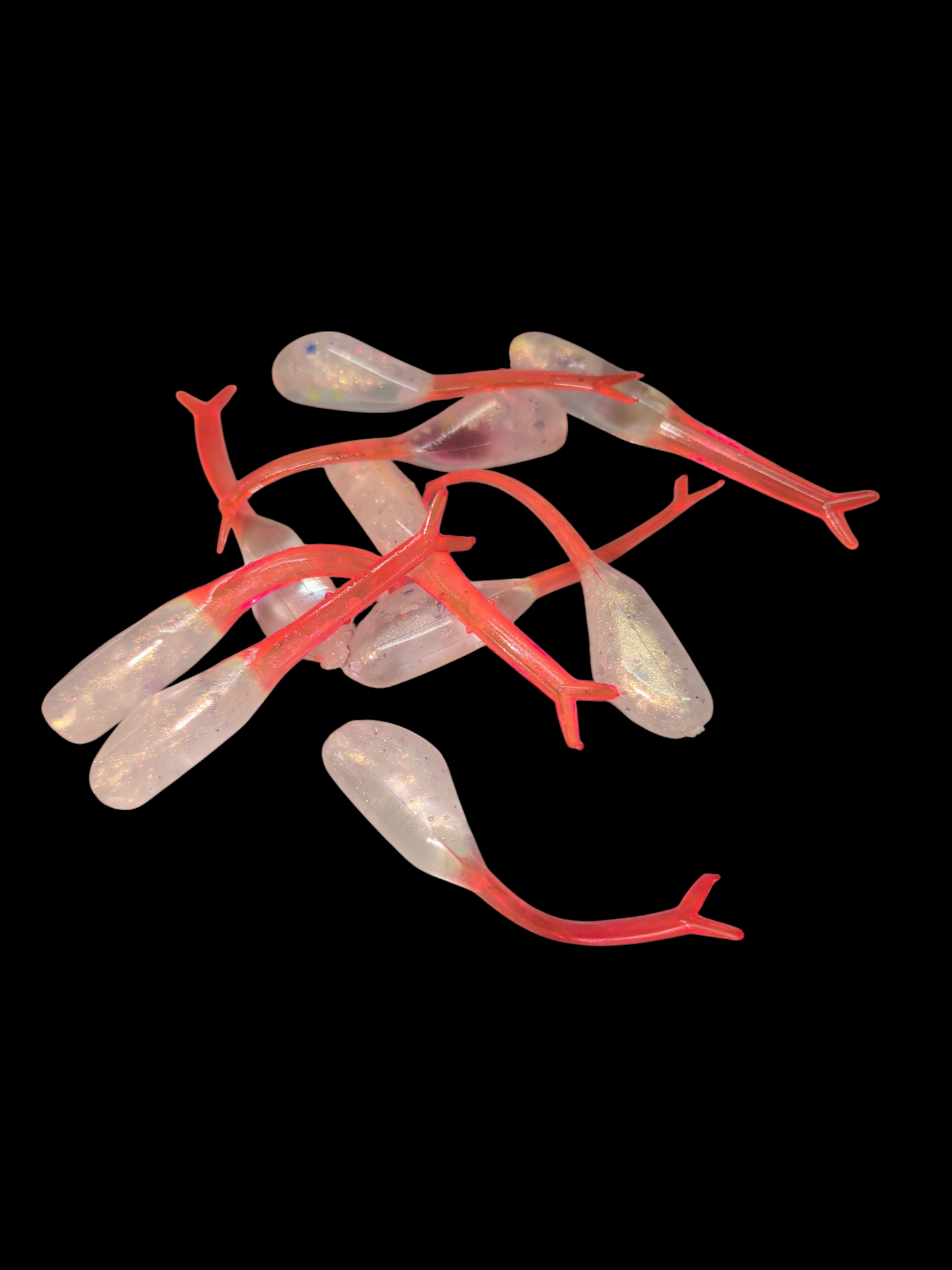 1.5" FC Split Tail Shad Custom tail color selection Kit
