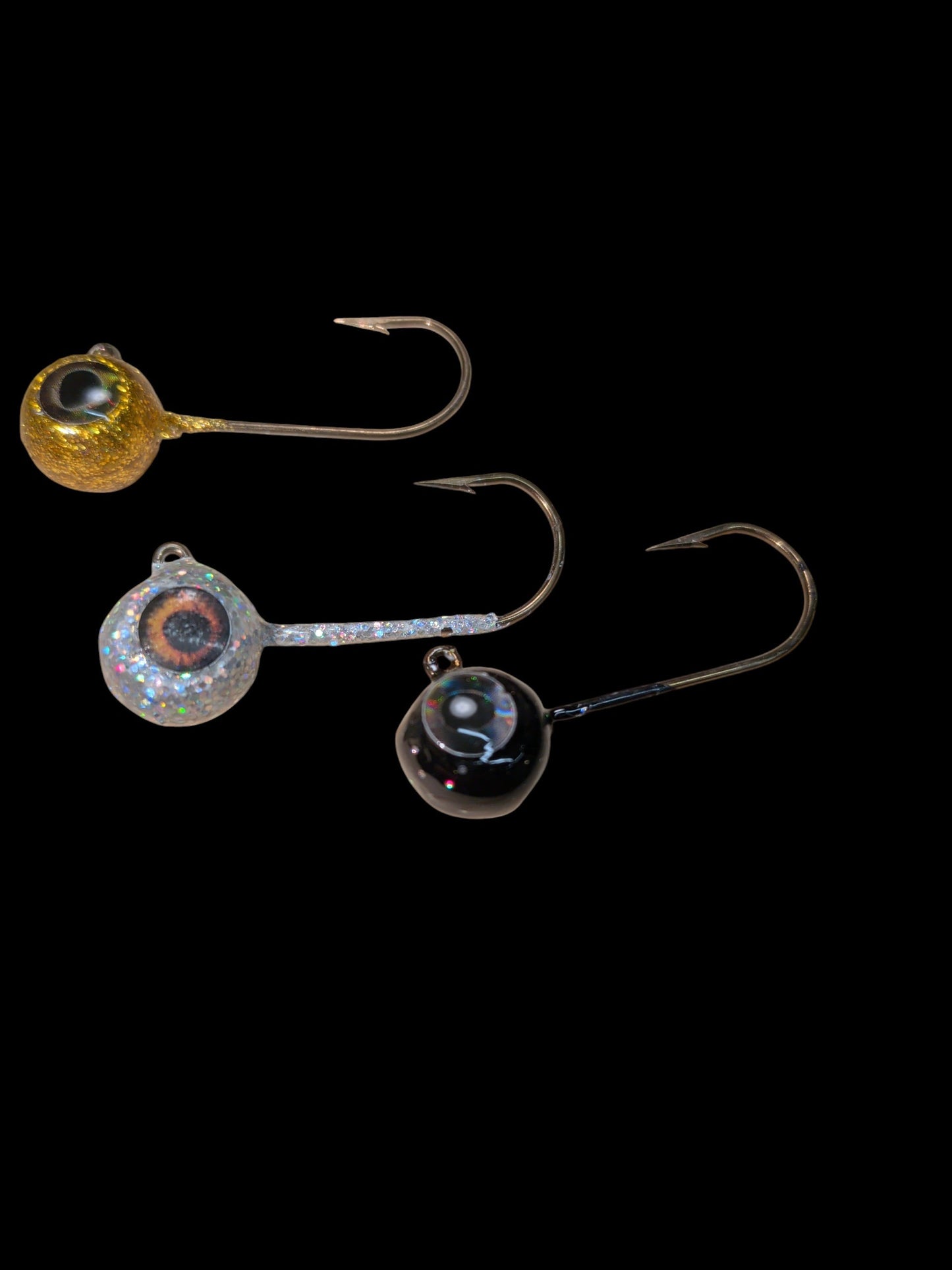 3/16th oz. Walleye Swimbait Jig heads.