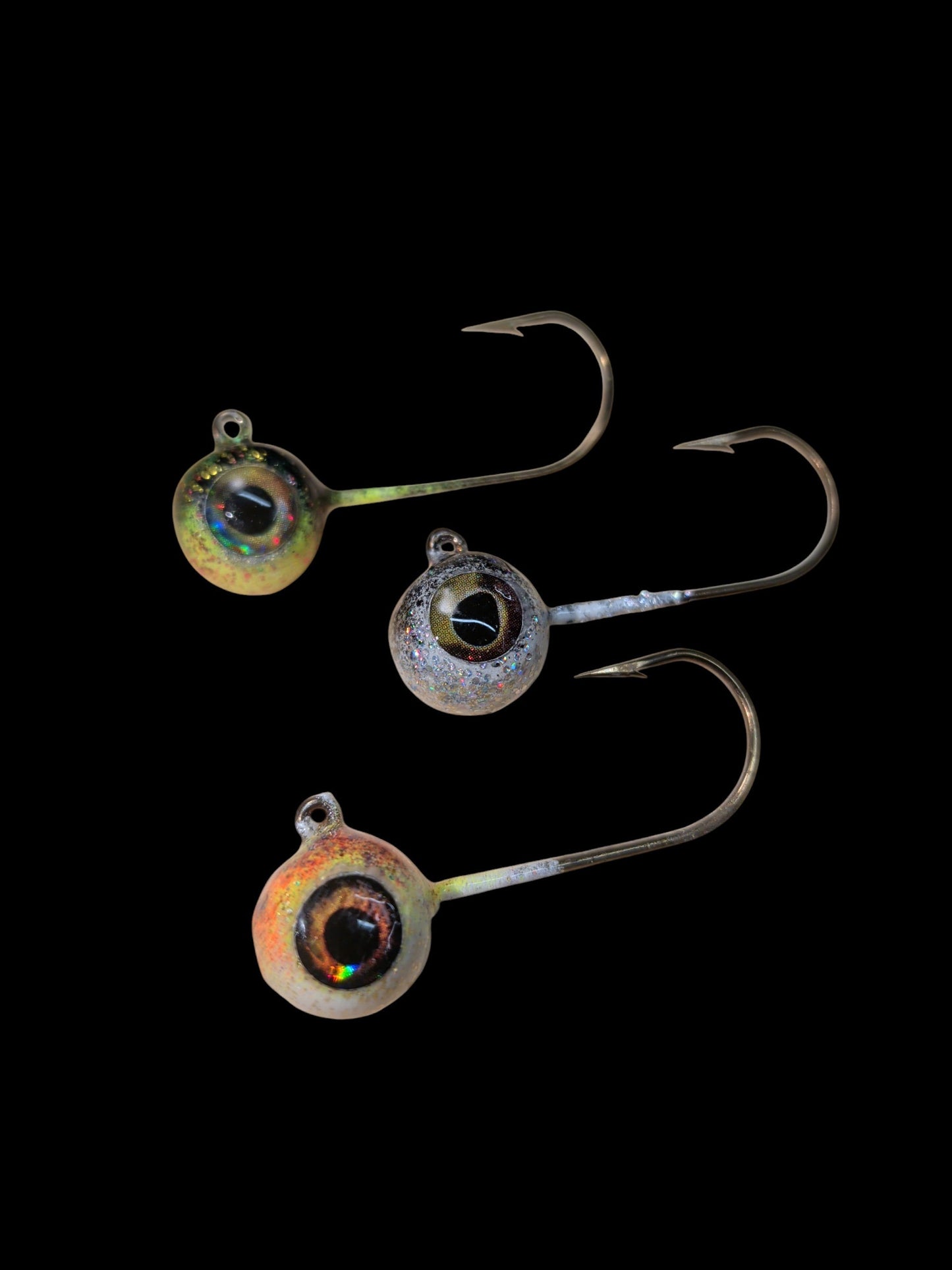 3/16th oz. Walleye Swimbait Jig heads.