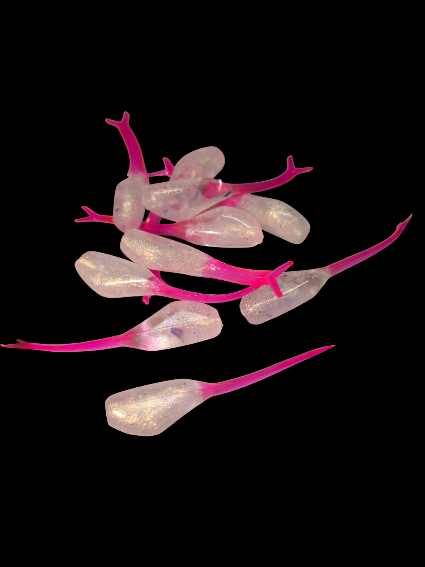 1.5" FC Split Tail Shad Custom tail color selection Kit