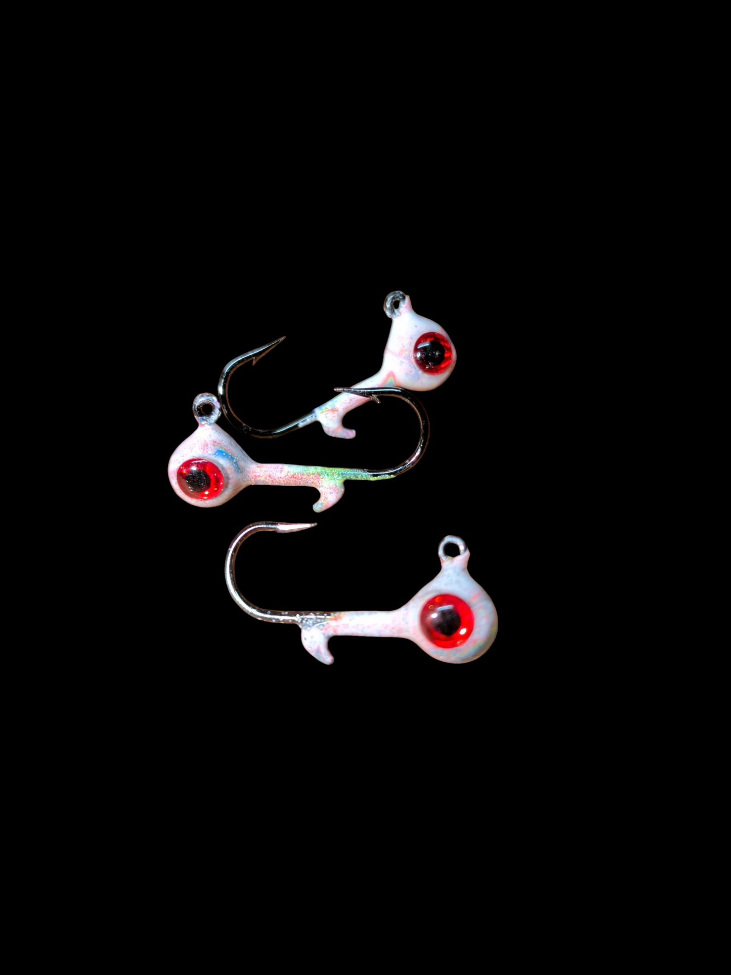 Glow #6 Mustad 32570-BN 1/32oz Lead Head