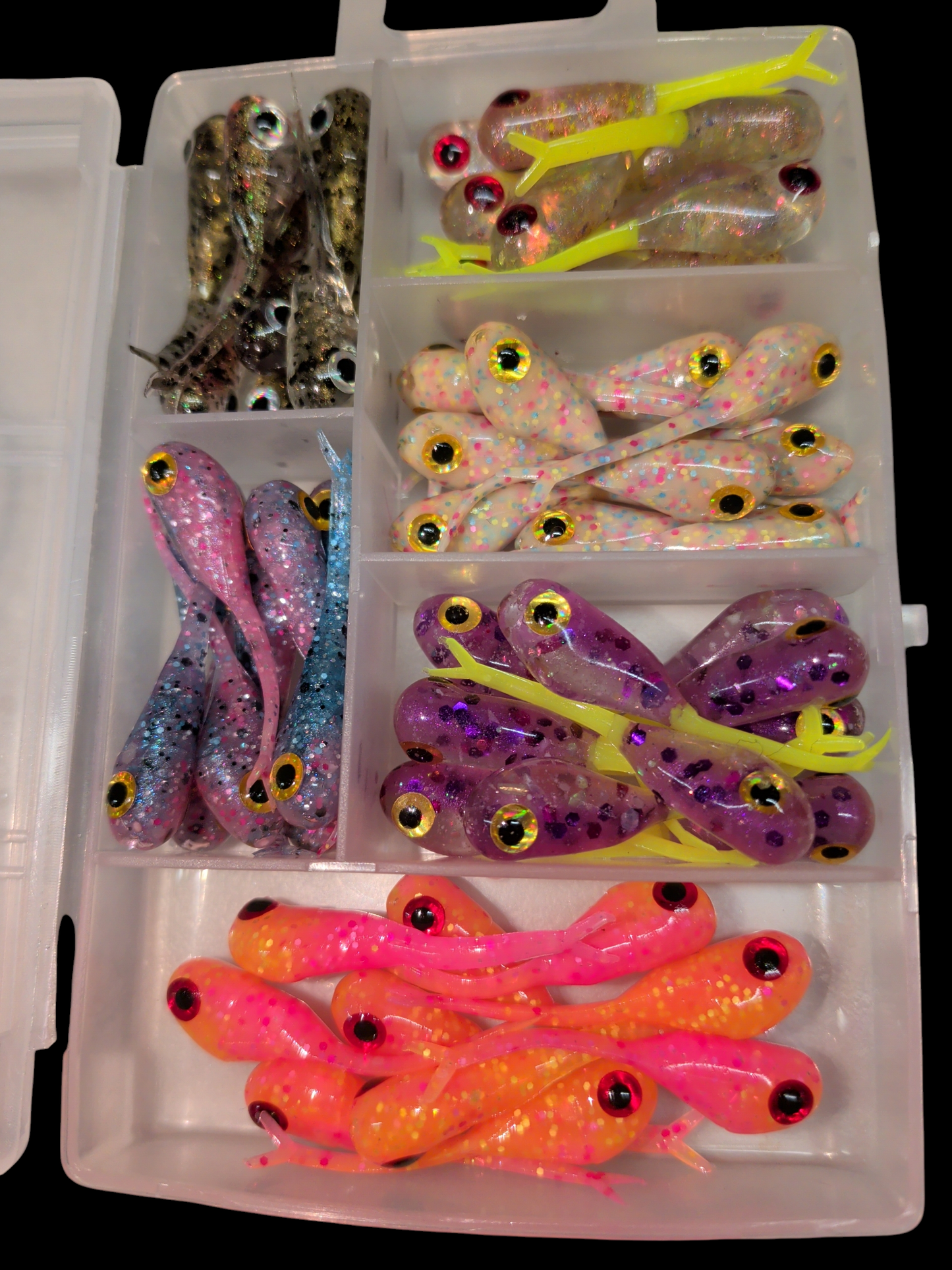 1.5" FC Split Tail Shad Optic Minnow kit.