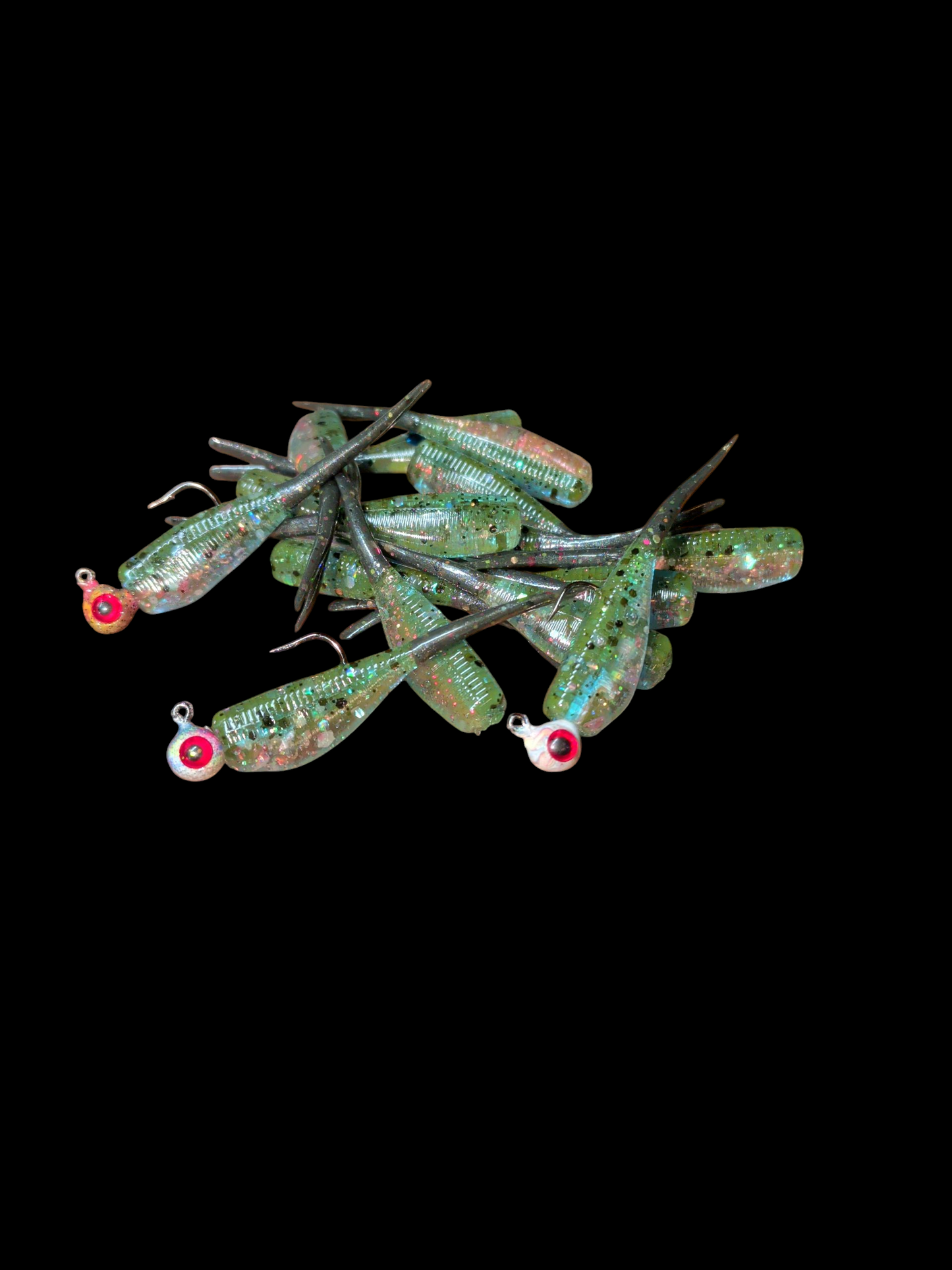 Custom 2" FC Split Tail Shad Pocket Pack