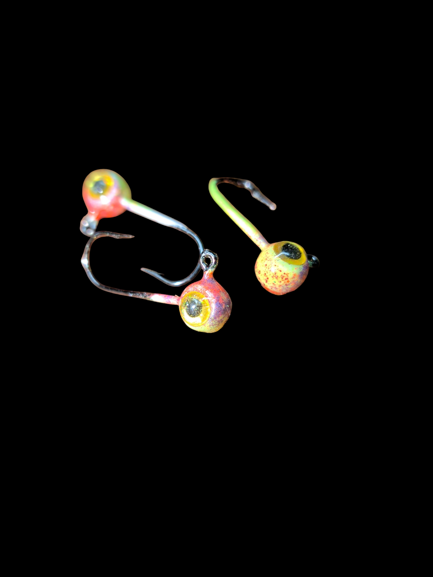 Glow #6 Mustad 32570-BN 1/32oz Lead Head