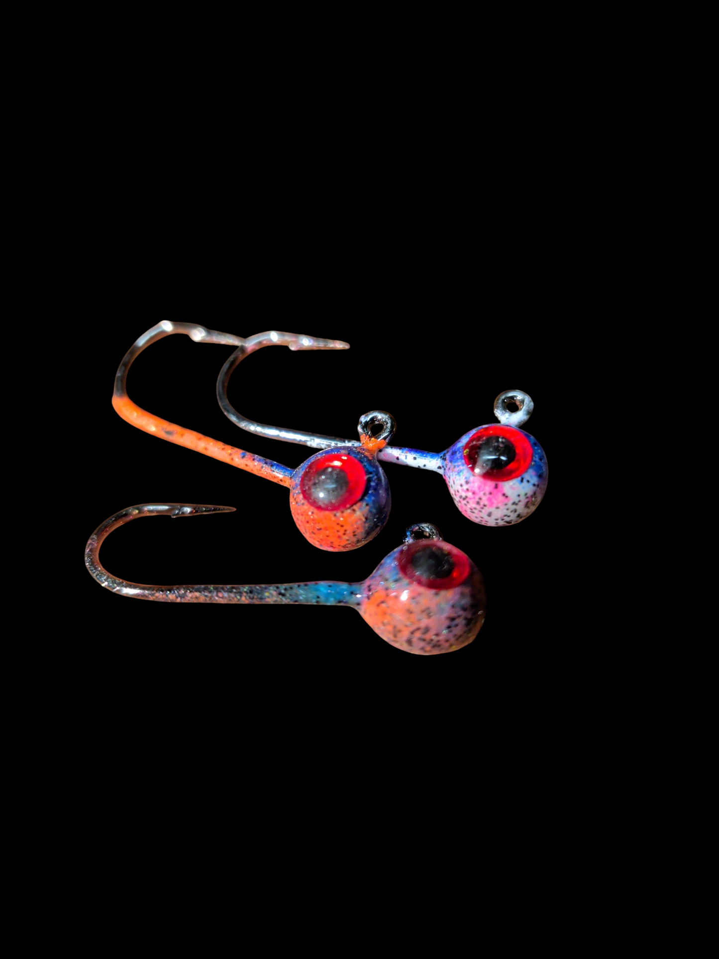 Glow #4 Mustad 32570-BN 1/32oz Lead Head Jigs