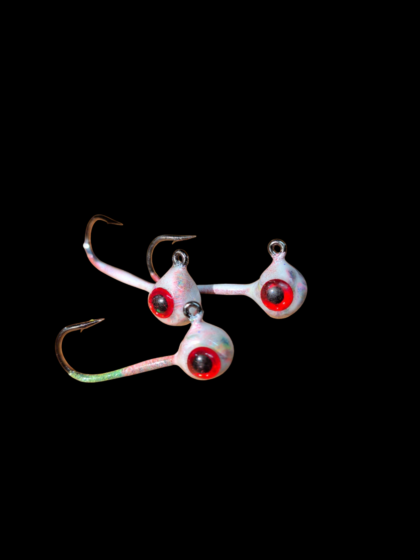 Glow #6 Mustad 32570-BN 1/32oz Lead Head