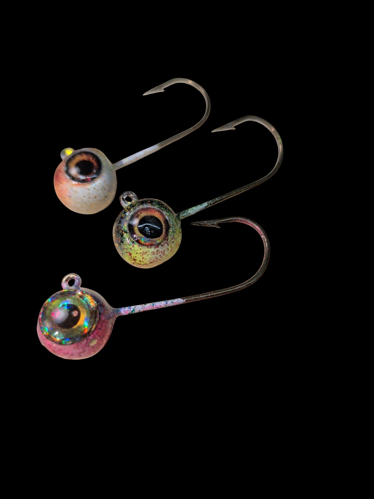 3/16th oz. Walleye Swimbait Jig heads.