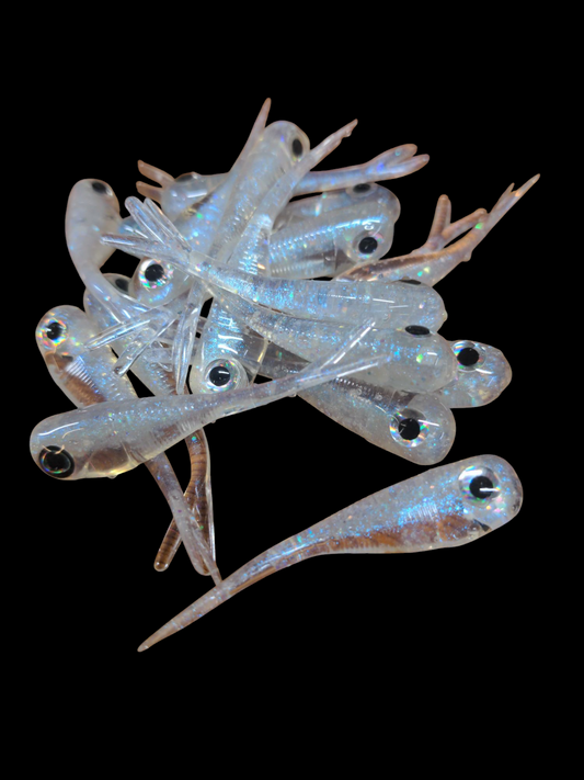 2" FC Split Tail Shad "Optic Minnow".